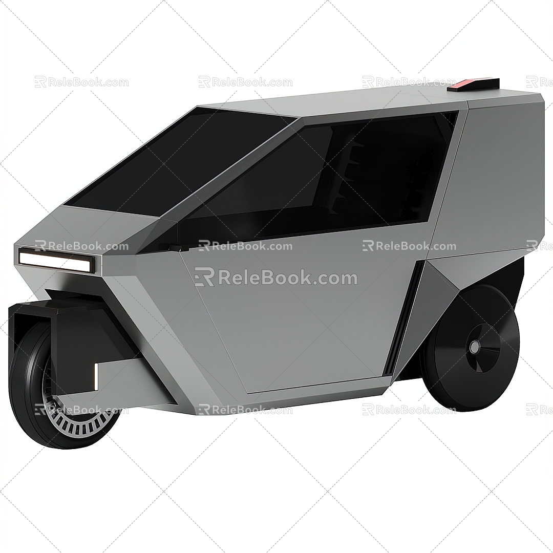 Electric logistics express car 3d model