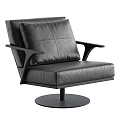 Minotti modern office chair 3d model