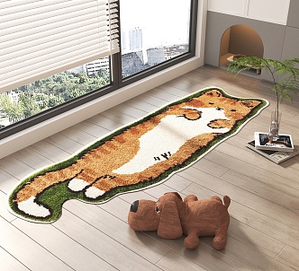 Animal Carpet Decoration 3d model