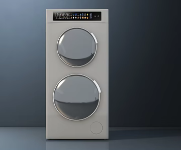 Modern washing machine 3d model