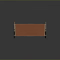 Minimalist Wooden Bench Design With Red Cushion And Simple Wooden Frame