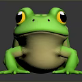 Frog Poison Frog Game Frog Reptile Cold Blooded Animal Reptile 3d model