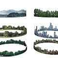 Environment background City background Villa background Park background Forest background Mountain background 3d model