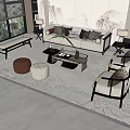 Sofa coffee table 3d model