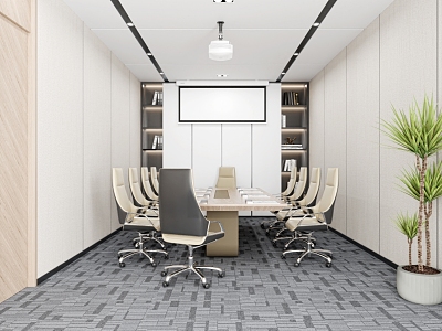 Simple Meeting Room 3d model