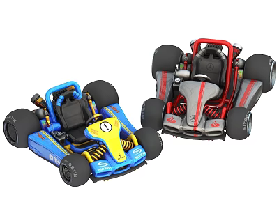 Kart Bumper Car Toy Car Racing 3d model Kart Bumper Car Toy Car Racing 3d model