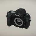 Nikon Professional Digital Camera With Black Body And Ergonomic Control Layout