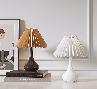 Nordic Table Lamp Middle Atmosphere Lamp 3d model