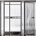 Various Stylish Swing Doors With Glass Panels And Metal Frame Designs