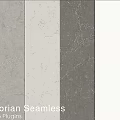 Corian Seamless Panels Featuring Light Gray White Dark Gray And Pure White Textures