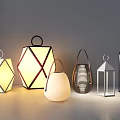 Stylish Outdoor Lanterns In Various Designs With Metal Frames Woven Details And Warm Glow