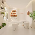 Modern Minimalist SPA Sauna Space With Green Plants And Soft Lighting