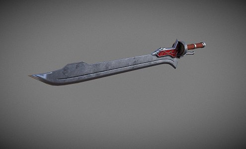 Nero's Red Queen's Sword 3d model