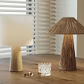 Quiet Table Lamp Cave Stone Table Lamp Living Room Table Lamp 3d model