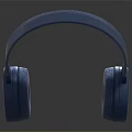 Blue Over Ear Headphones With Soft Fabric Ear Cups Modern Stylish Design For Daily Use