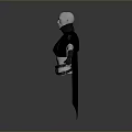 Black Sleeveless Cropped Outfit With Long Gloves Unique Design For Daily Use