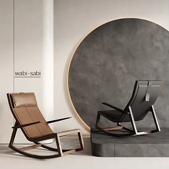 Wind leisure recliner 3d model