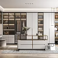 Modern Cloakroom 3d model
