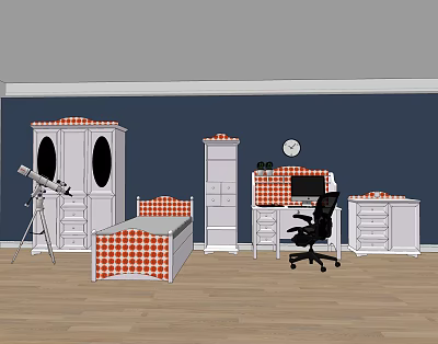 Jane Europe Children's Bed Furniture 3d model