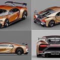 Hyundai Bugatti sports car Bugatti topg sports car Super Run Bugatti Super Run Car Car sports car 3d model