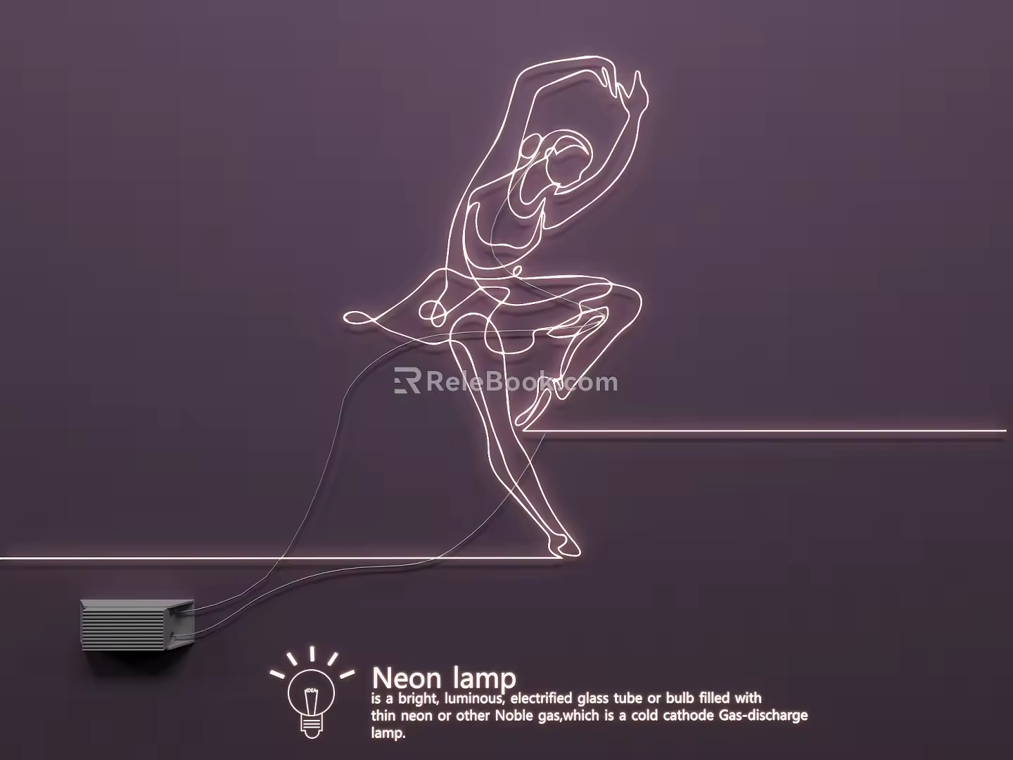Neon Light 3d model