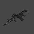 automatic rifle 3d model