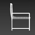 Modern Single Chair Design With Wooden Frame And Fabric Seat Backrest