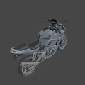 Sleek Modern Sport Motorcycle Design With Silver Body And Black Seat