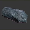Wooden Stone Featuring Turquoise Blue Green Natural Texture Irregular Shape And Glossy Surface