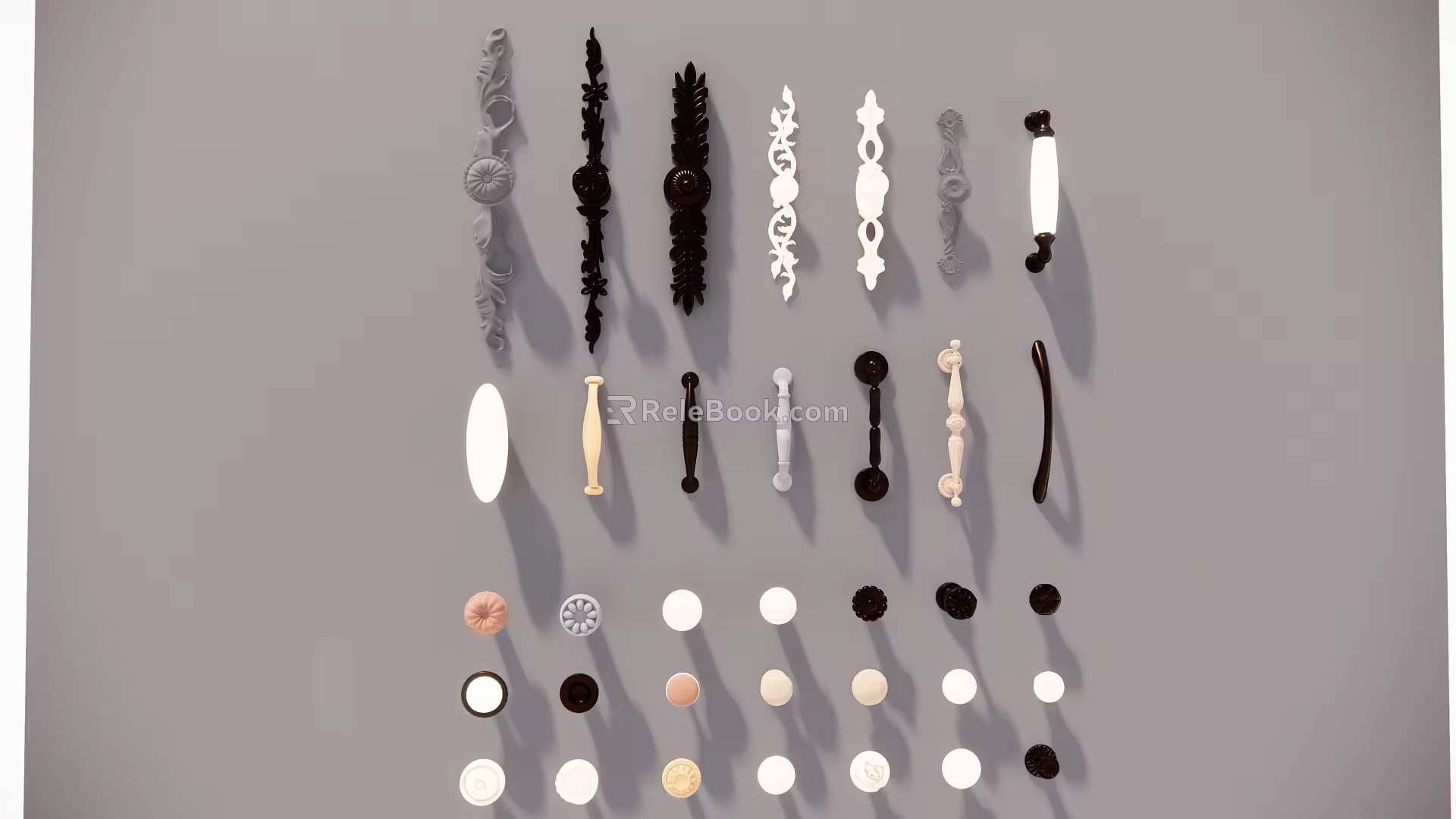 Jane O handle combination 3d model