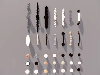 Jane O handle combination 3d model