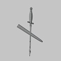 Age Antique bayonet 3d model