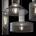 Modern Pendant Lights With Metal Mesh Design And Multiple Styles For Home Decor