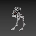 Intelligent Machine Featuring Mechanical Legs Robotic Arm And Sensor Components Design