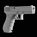 Modern Black G17 Pistol From Austria With 9x19 Caliber And Tactical Design