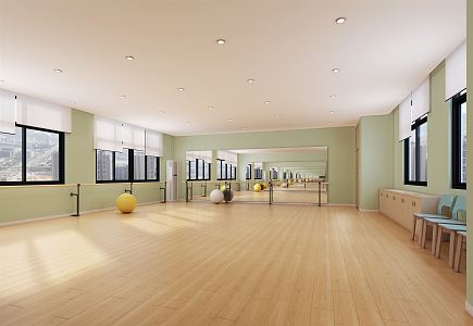 Children's Dance Room Modern Dance Room 3d model