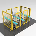 Automatic inspection module inspection line equipment module 1121 3d model