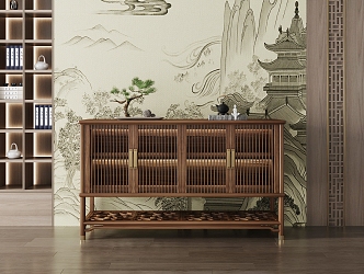 New Chinese Sideboard 3d model