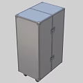 Commercial Equipment Storage Cabinet With Rolling Wheels And Double Doors