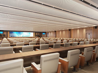 Modern Conference Hall Large Conference Room model