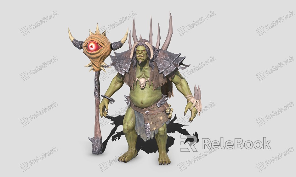 Orc Orc Wizard Warlock model