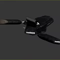 Three Tactical Knives As Weapons Featuring Black Handles And Sheath Design