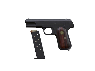 pistol gun weapon model