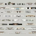 Main Pedestrian Entrance Landscape Gateway SU Model Collection 33 Sets