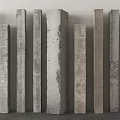 Concrete Columns With Various Textures And Styles For Architectural Design 3d model