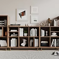 Nordic Bookcase 3d model