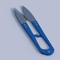 Blue Scissors Household Tool With Metal Blades And Comfortable Grip For Daily Use