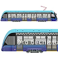 High Speed Train Modern Exterior Design With Sleek Blue Body And Aerodynamic Shape