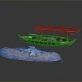Three Traditional Handcrafted Boats With Wooden Frames And Various Designs