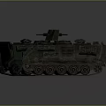 Camouflage Painted Military Tanks With Tracked Design And Armored Exteriors